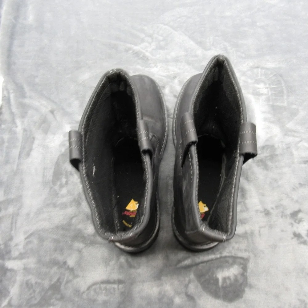 Herman Survivors Work Boots Men 14 Black Leather Steel Toe Anti Fatigue NEW